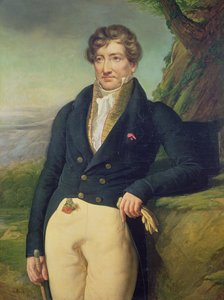 Retrato del zoólogo y paleontólogo francés Georges Cuvier (1769-1832)